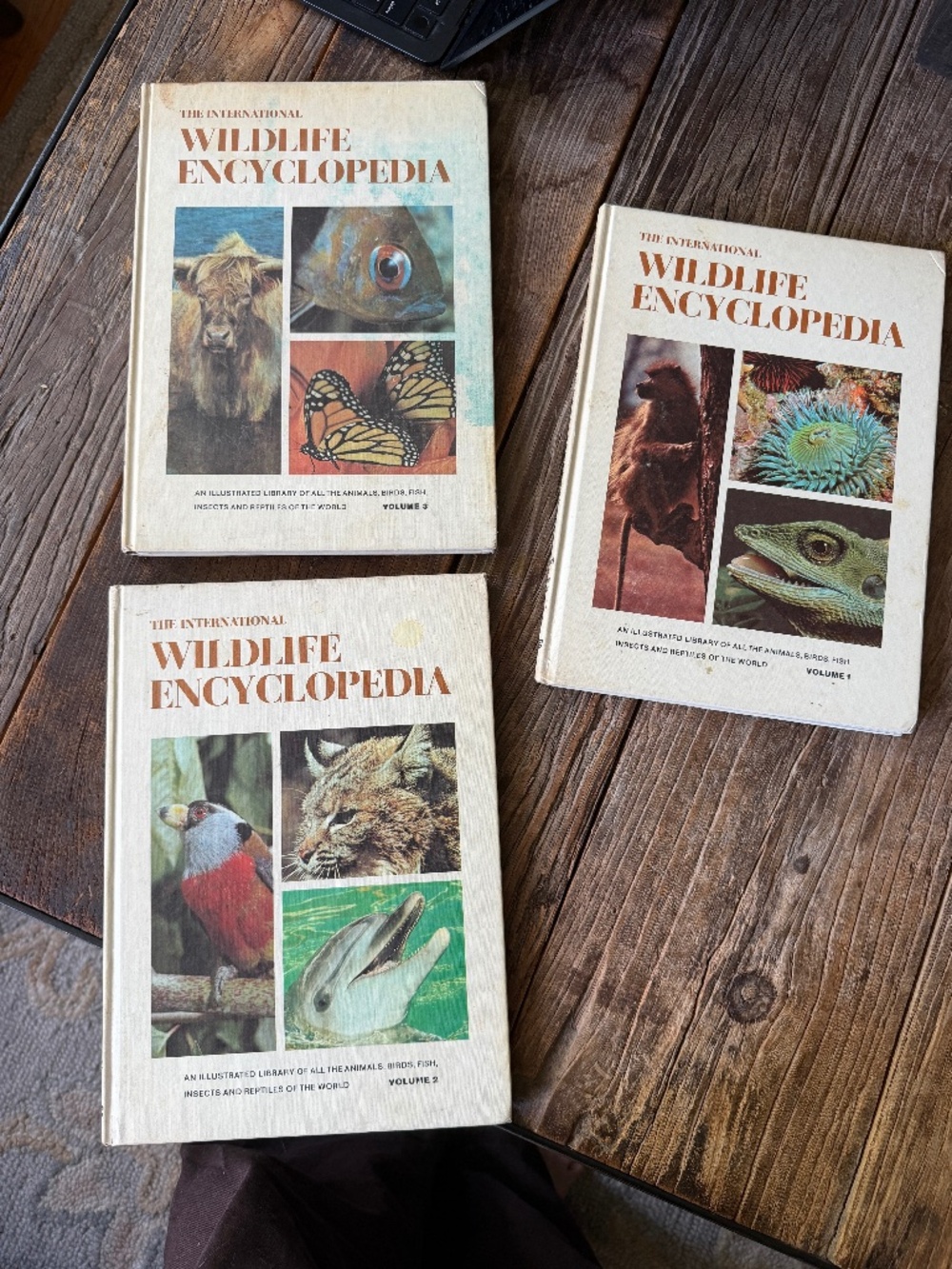 The International Wildlife Encyclopedia volumes 1, 2 and 3 (1969)